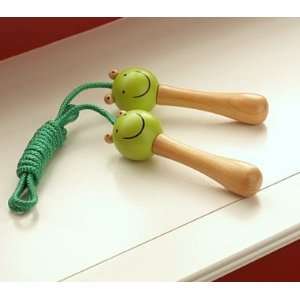 Pottery Barn Kids Wooden Frog Jump Rope 