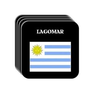 Uruguay   LAGOMAR Set of 4 Mini Mousepad Coasters 