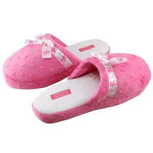   State Seminoles (FSU) Ladies Pink Fuzzy Terry Cloth Slippers (7/8