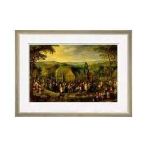  Country Life With A Wedding Scene Framed Giclee Print 