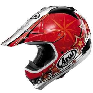  Arai VX Pro 3 Salminen Star Helmet   Color  red   Size 