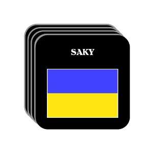  Ukraine   SAKY Set of 4 Mini Mousepad Coasters 