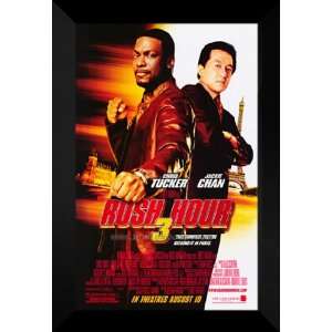 Rush Hour 3 27x40 FRAMED Movie Poster   Style C   2007  