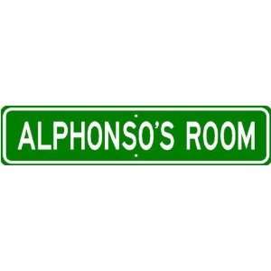  ALPHONSO ROOM SIGN   Personalized Gift Boy or Girl 