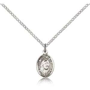 925 Sterling Silver Blessed Mother Teresa of Calcutta Medal Pendant 1 
