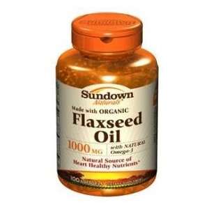  Sundown Flaxseed Oil 1000mg Softgels 100 Health 