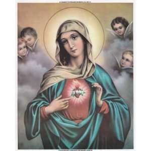  3 Pack Virgen Sagrado Corazon Poster