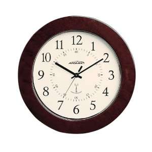  Atomix 548   11.5 Brown Acrylic Flat Frame Atomic Clock 