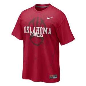 Oklahoma Sooners Crimson Nike 2011 Official Football Practice T Shirt