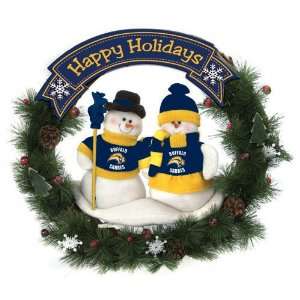  Pack of 2 NHL Hockey Buffalo Sabres 20 Snowmen Christmas 