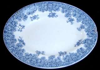 Royal Worcester Blue White Ironstone Restaurant Plate  
