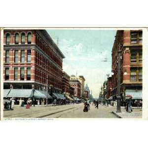 Reprint Denver CO   Sixteenth Street 1900 1909 