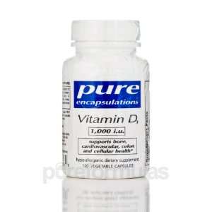  Pure Encapsulations Vitamin D3 1,000 i.u. 120 Vegetable 