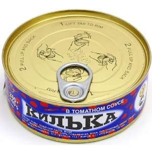 KILKA (In Tomato Sauce) LATVIA, Sprats in Tomato Sauce Packaged in 