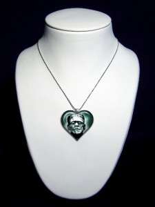 CLEARANCE Frankenstein Horror Film Icon Halloween Punk Glass Necklace 
