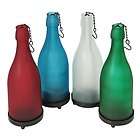   GLASS & BOTTLE PICNIC LAWN STAKES   ROUGHLY 14 TALL   SET OF 3  