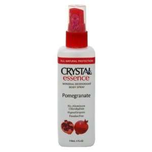   Deodorant Essence Spray Pomegranate 4 oz. (3 Pack) with Free Nail File