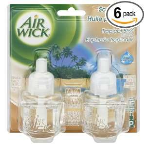 Air Wick Scented Oil Twin Refill, Tropical Bliss, 1.34 Ounce (Pack of 