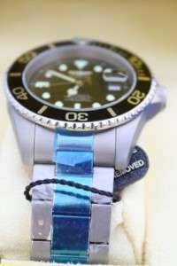 Mens Invicta 0420 Titanium Pro Diver Automatic Watch 21 Jewel New 