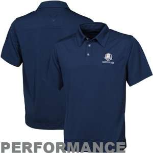  Callaway 2012 Ryder Cup Navy Blue Solid Performance Polo 