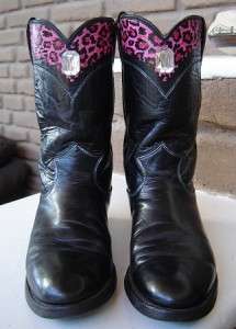 PINK Leopard BLING Justin Ropers BootsSOO CUTE~ size Wmns 8.5 