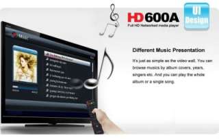HiMedia Full 1080P HD Network Media Player HD600A TV BOX WiFi  