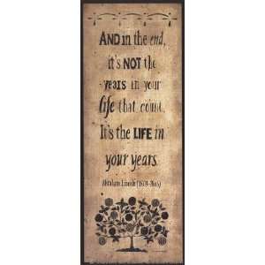 The Years in Your Life by Donna Atkins 4x10  Kitchen 