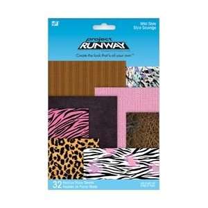  Project Runway Fashion Paper Sheets 5.5X8.5 32/Pkg Wild Style 