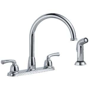  Delta Faucet 21916 Two Handle Kitchen Faucet with spray 