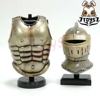   set roman gladiator helmet diecast metal cuirass plate armor plastic