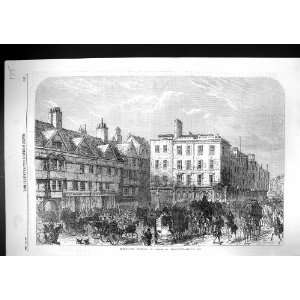  1867 Middle Row Holborn Demolition Buildings London 