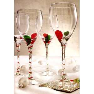  Pier 1 Imports Holiday Wine Glasses, Set of 4 Everything 