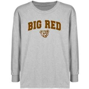  Cornell Big Red Youth Ash Logo Arch T shirt    Sports 