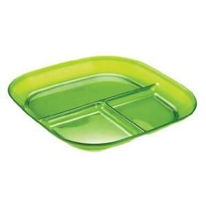 Infinity Divided Plate, Green 