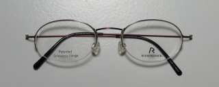 NEW RODENSTOCK R4344 49 19 140 SILVER/BURGUNDY RX ABLE EYEGLASS 