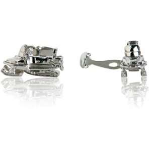    Snowmobile Cufflinks by Cracked Pepper Cracked Pepper Jewelry