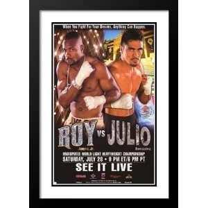 Roy Jones, Jr vs. Gonzalez 32x45 Framed and Double Matted 