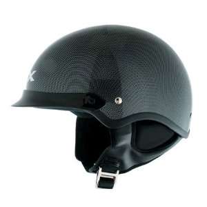  AFX FX 3 Beanie Carbon Half Helmet Large  Off White 