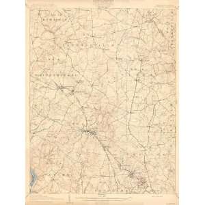  USGS TOPO MAP ROCKVILLE QUAD MARYLAND (MD/VA) 1908