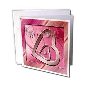  Beverly Turner Valentine Design   Two Gold Hearts with 