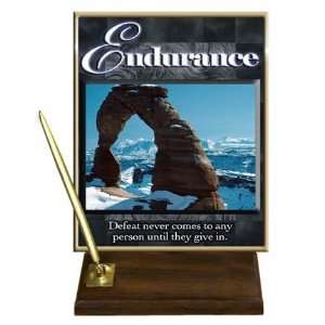 Endurance (Scenic) Desktop Pen Set with 8 x 10 Gold Plate and Image