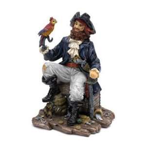  Penn Plax RR907 Pirate Captain with Parrot