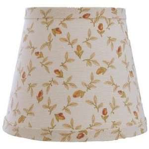  Cream with Spice Rosebuds Lamp Shade 8x14x10.25 (Spider 