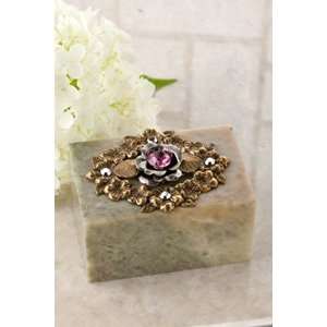  Rose of Sharon Garden Soapstone Box 