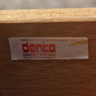 denka mobler a s denmark denka danish mobler desk 3 regular drawers 1 
