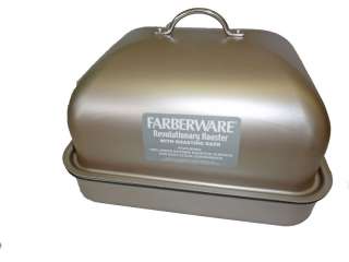 Farberware Covered Roasting Roaster Pan Rack Non Stick  