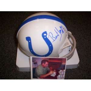 Bert Jones Autographed Mini Helmet Baltimore Colts   Autographed NFL 