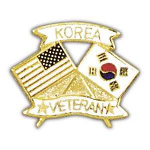  NEW Korean War Veteran Flags Pin 
