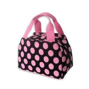  JGolf Black with Pink Polka Dottie Cooler Bag
