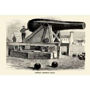  Rodmans Mammoth Cannon 12X18 Art Paper with Gold Frame 